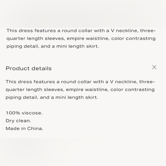 Ba&sh V-neck Franny Mini Dress size 3/L (fits like a M), color poudre EUC - Picture 5 of 10